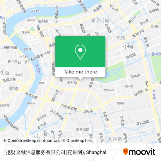 挖财金融信息服务有限公司(挖财网) map