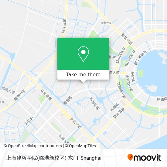 上海建桥学院(临港新校区)-东门 map