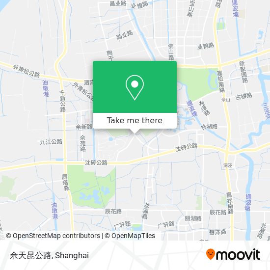 佘天昆公路 map