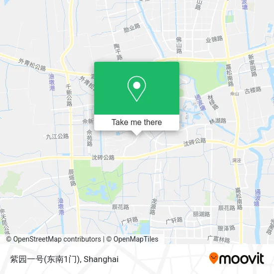 紫园一号(东南1门) map