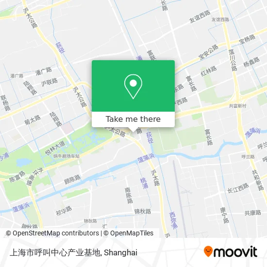 上海市呼叫中心产业基地 map