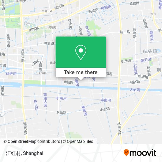汇红村 map