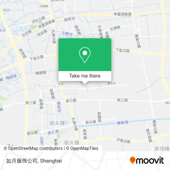 如月服饰公司 map