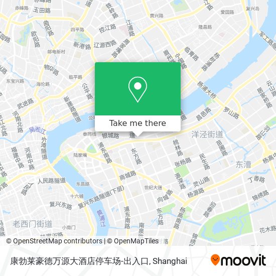 康勃莱豪德万源大酒店停车场-出入口 map
