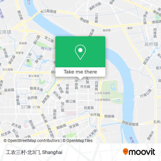 工农三村-北3门 map