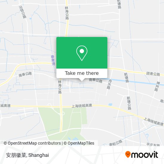 安朋徽菜 map
