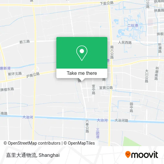 嘉里大通物流 map