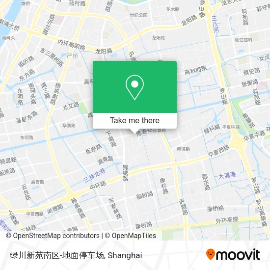 绿川新苑南区-地面停车场 map