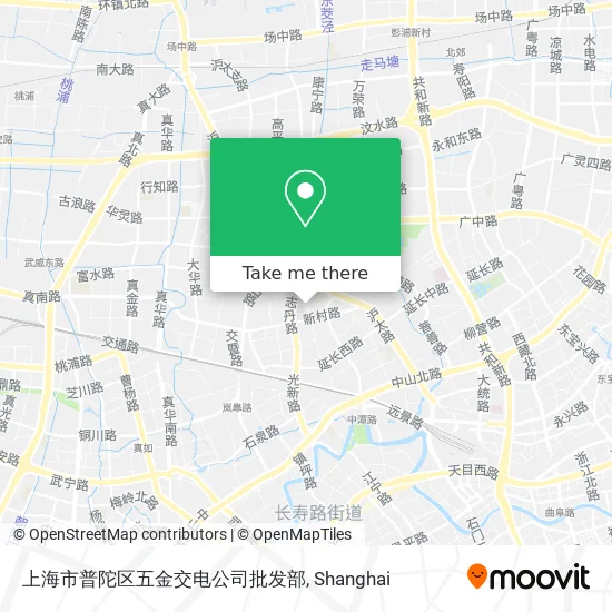 上海市普陀区五金交电公司批发部 map