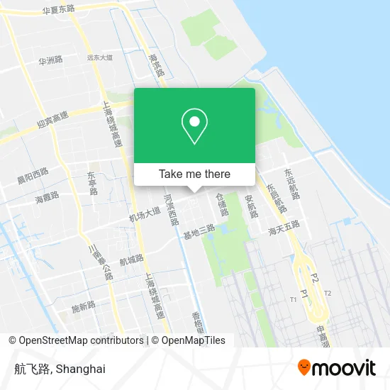 航飞路 map