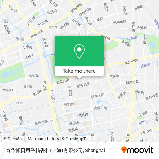 奇华顿日用香精香料(上海)有限公司 map