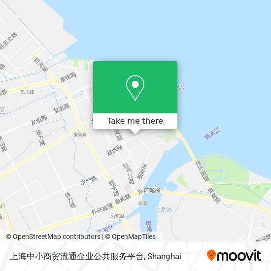 上海中小商贸流通企业公共服务平台 map