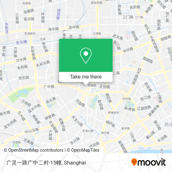 广灵一路广中二村-15幢 map