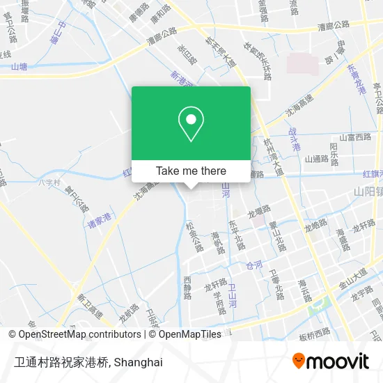卫通村路祝家港桥 map