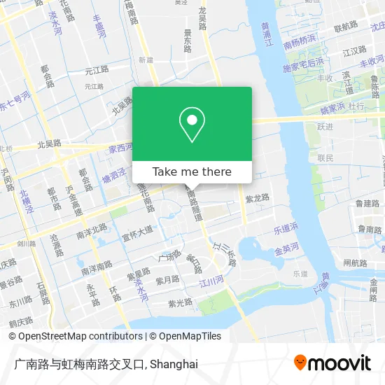 广南路与虹梅南路交叉口 map