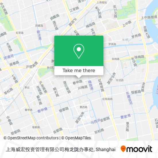 上海威宏投资管理有限公司梅龙陇办事处 map