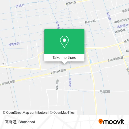 高麻泾 map