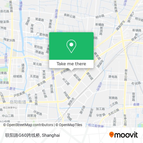 联阳路G60跨线桥 map