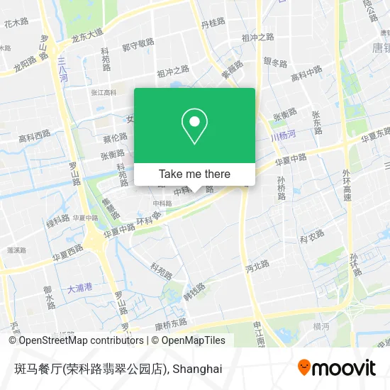 斑马餐厅(荣科路翡翠公园店) map