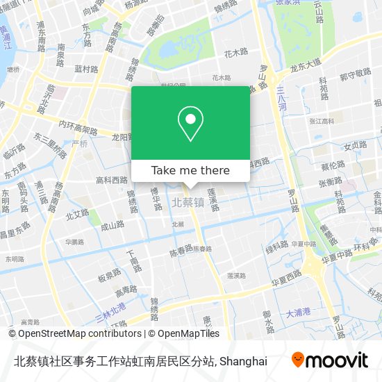 北蔡镇社区事务工作站虹南居民区分站 map
