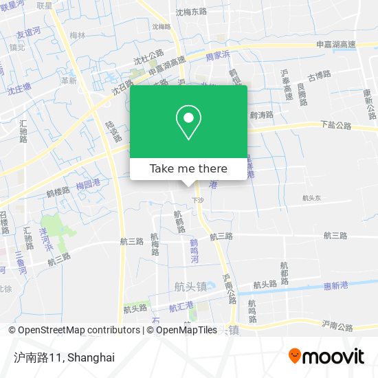 沪南路11 map