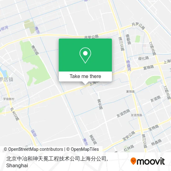 北京中冶和珅天冕工程技术公司上海分公司 map