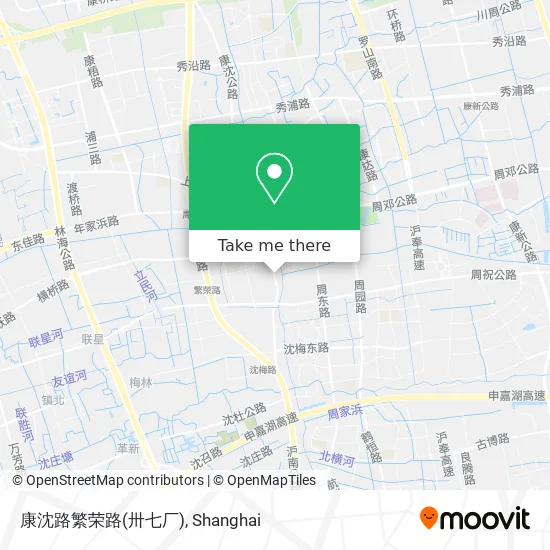 康沈路繁荣路(卅七厂) map