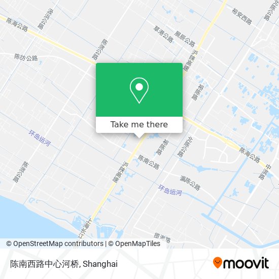 陈南西路中心河桥 map