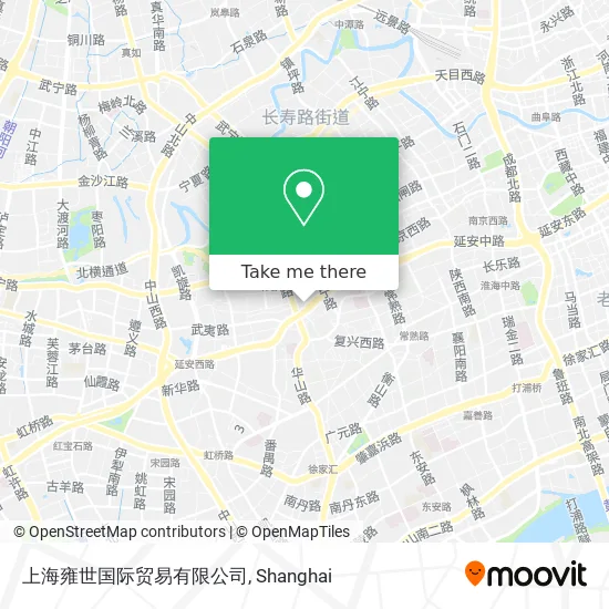 上海雍世国际贸易有限公司 map