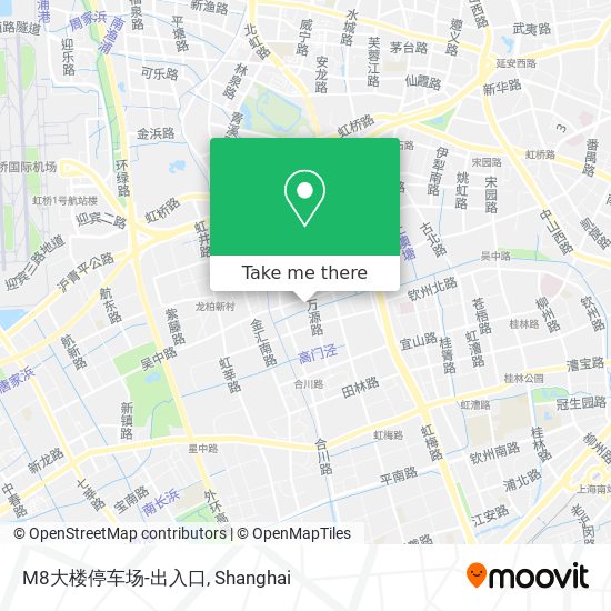 M8大楼停车场-出入口 map