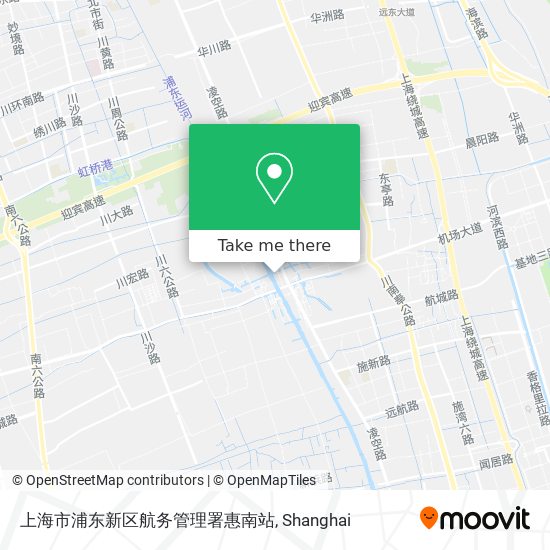 上海市浦东新区航务管理署惠南站 map