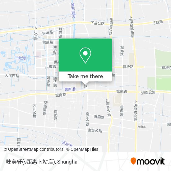 味美轩(s距惠南站店) map