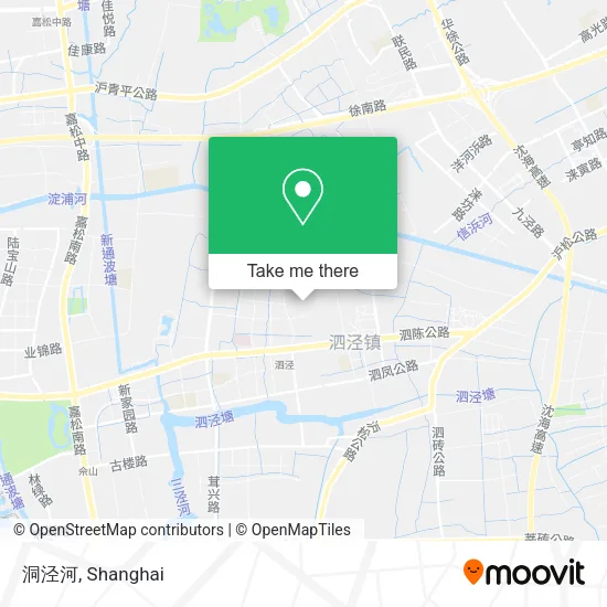 洞泾河 map