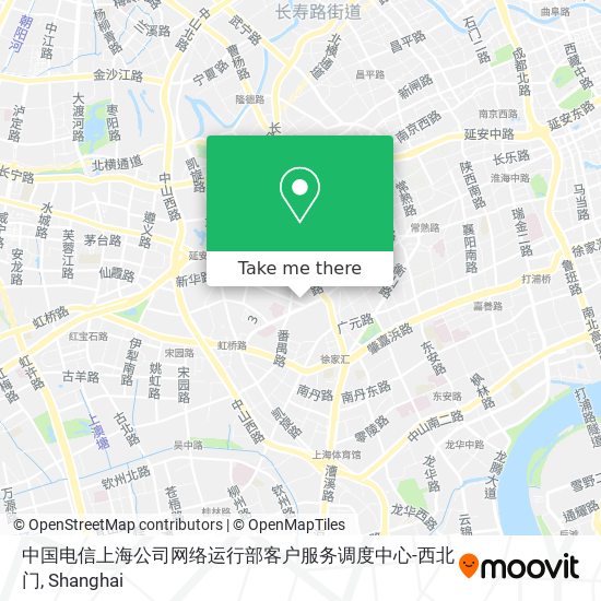 中国电信上海公司网络运行部客户服务调度中心-西北门 map