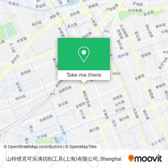 山特维克可乐满切削工具(上海)有限公司 map