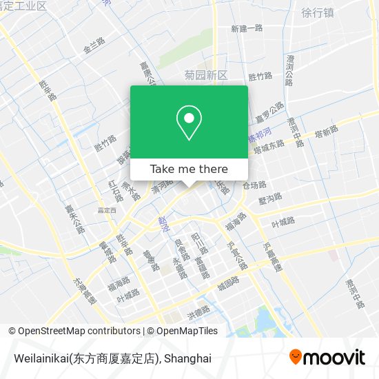 Weilainikai(东方商厦嘉定店) map