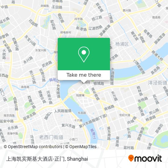 上海凯宾斯基大酒店-正门 map
