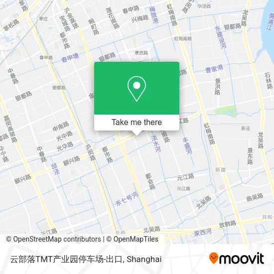 云部落TMT产业园停车场-出口 map