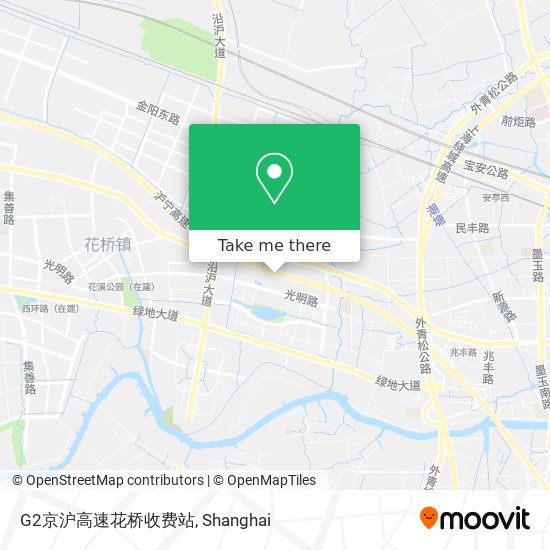 G2京沪高速花桥收费站 map