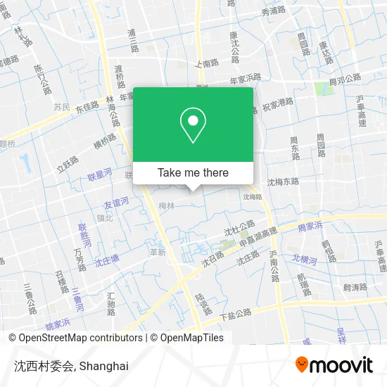 沈西村委会 map