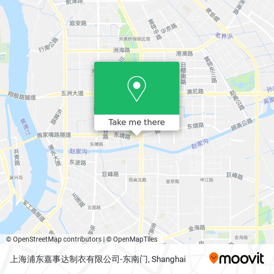 上海浦东嘉事达制衣有限公司-东南门 map