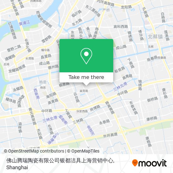 佛山腾瑞陶瓷有限公司银都洁具上海营销中心 map