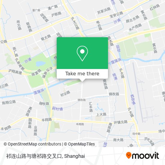 祁连山路与塘祁路交叉口 map