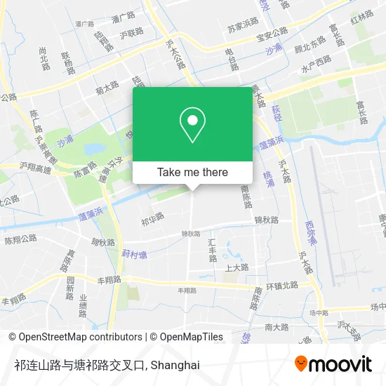 祁连山路与塘祁路交叉口 map