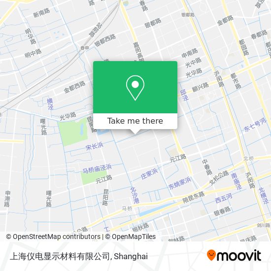 上海仪电显示材料有限公司 map