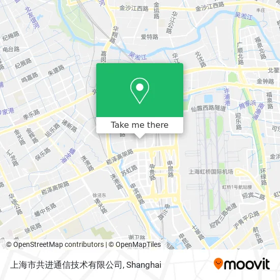 上海市共进通信技术有限公司 map