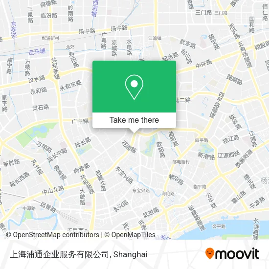 上海浦通企业服务有限公司 map