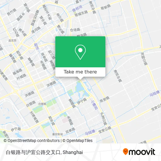 白银路与沪宜公路交叉口 map