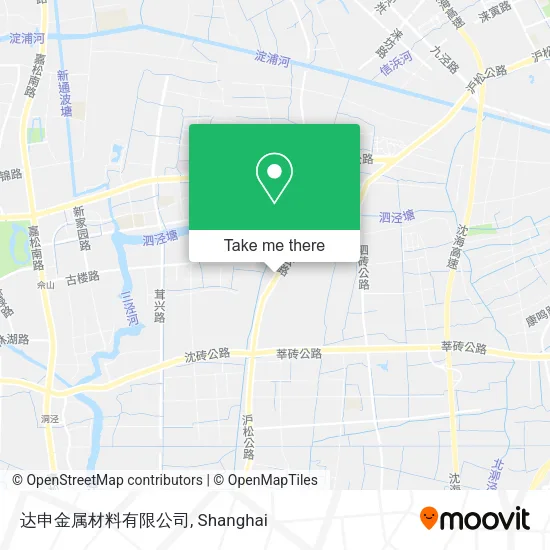 达申金属材料有限公司 map