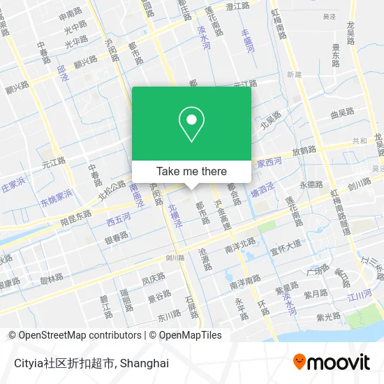 Cityia社区折扣超市 map